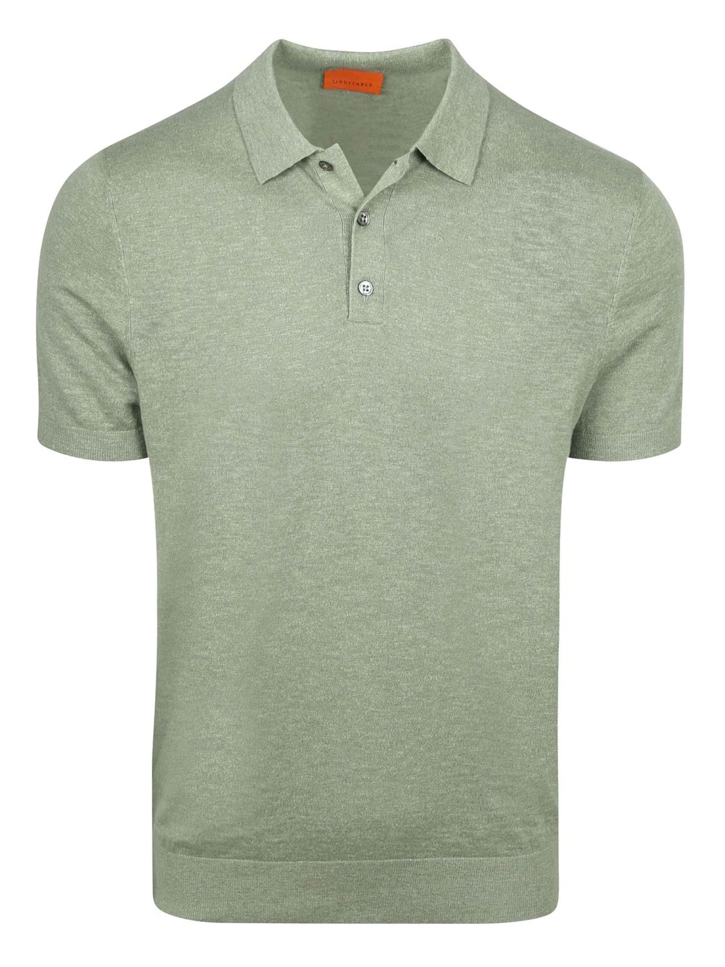 Suitable Shirt in Groen: voorkant