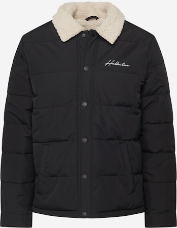 Veste mi-saison HOLLISTER en noir : devant