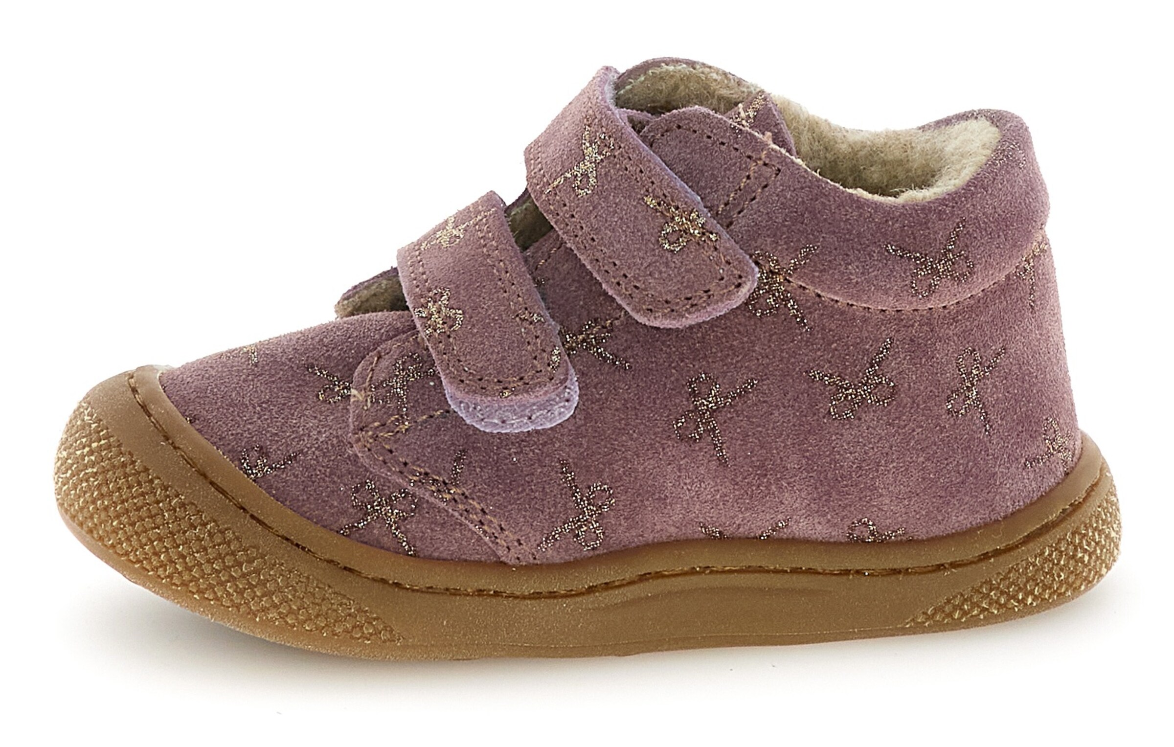 NATURINO First-Step Shoes in Purple