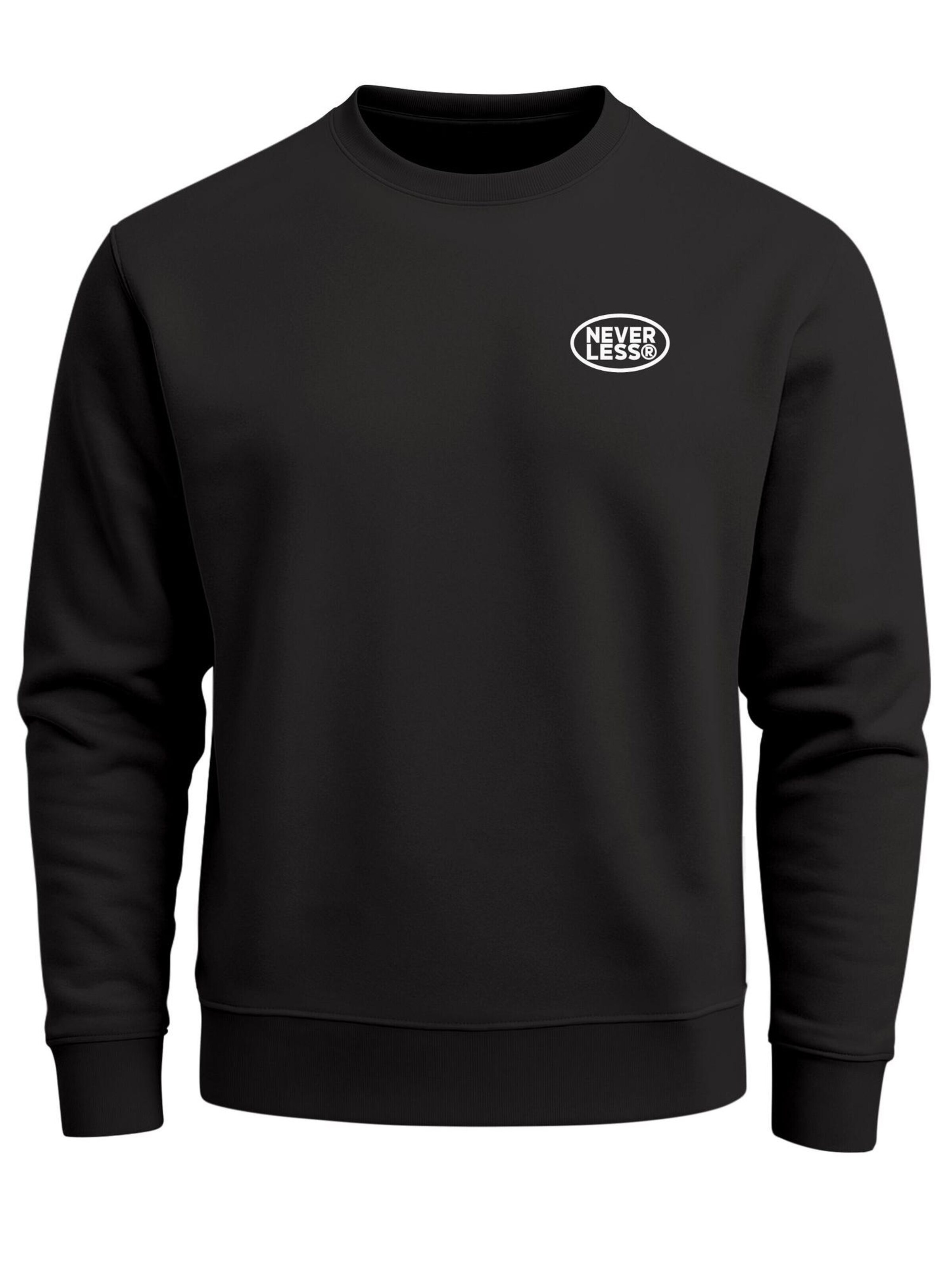 Neverless Sweatshirt 'No Bad Days' in Black: front