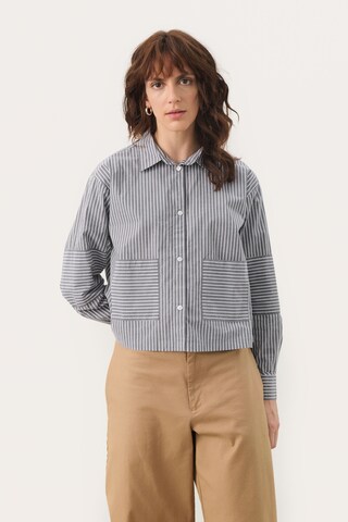Part Two Blouse 'Caronne' in Blue: front