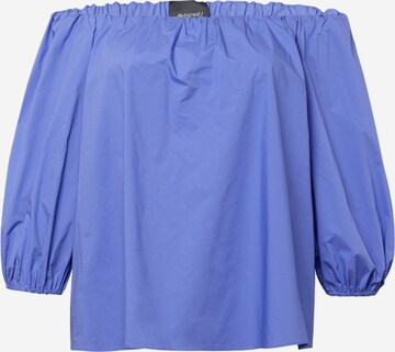 Persona by Marina Rinaldi Blouse 'BIS' in Blauw: voorkant