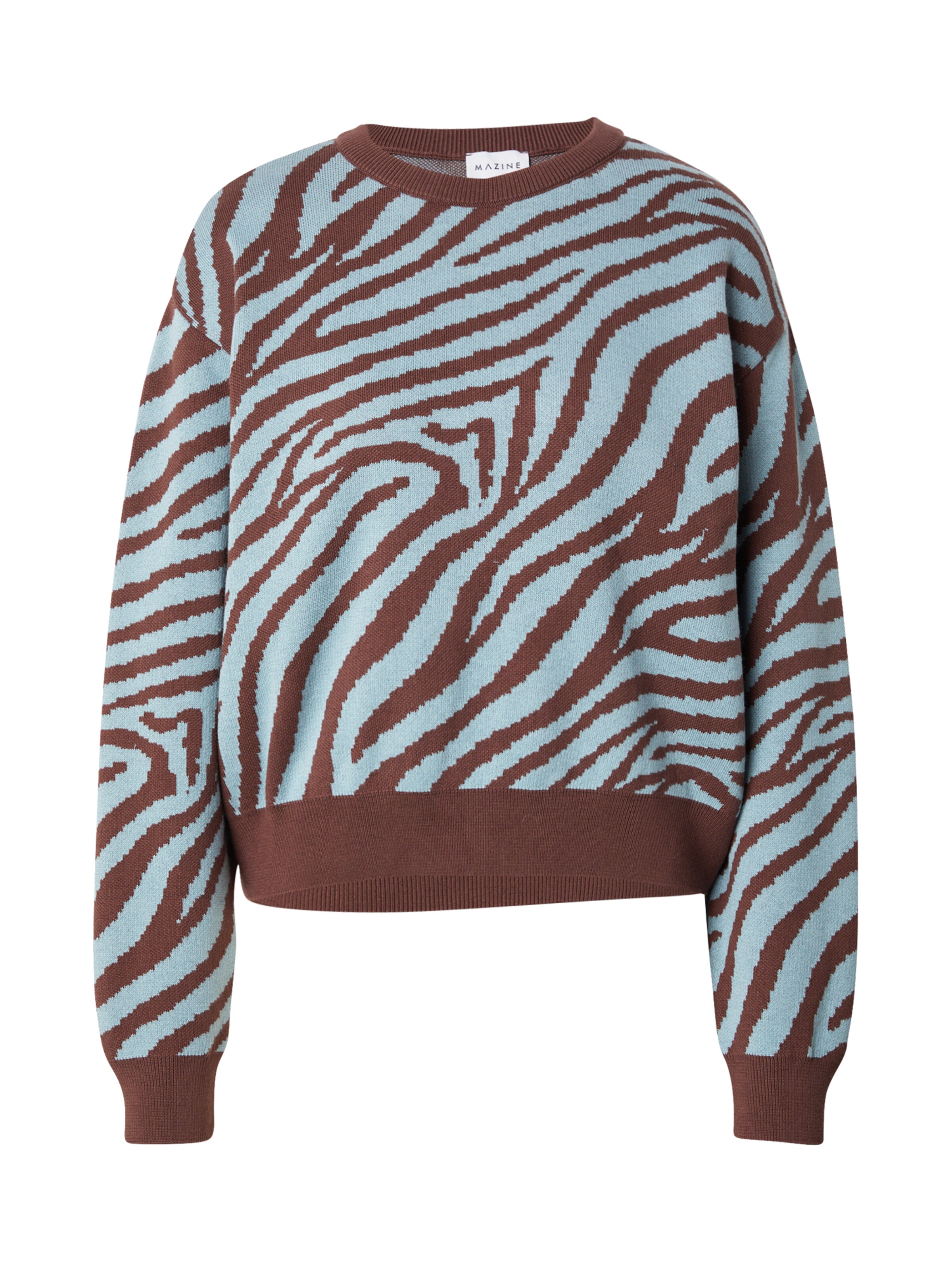 mazine Svetr – modrá: přední strana