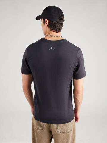 Jordan Тениска 'BRAND BBALL' в черно: отзад