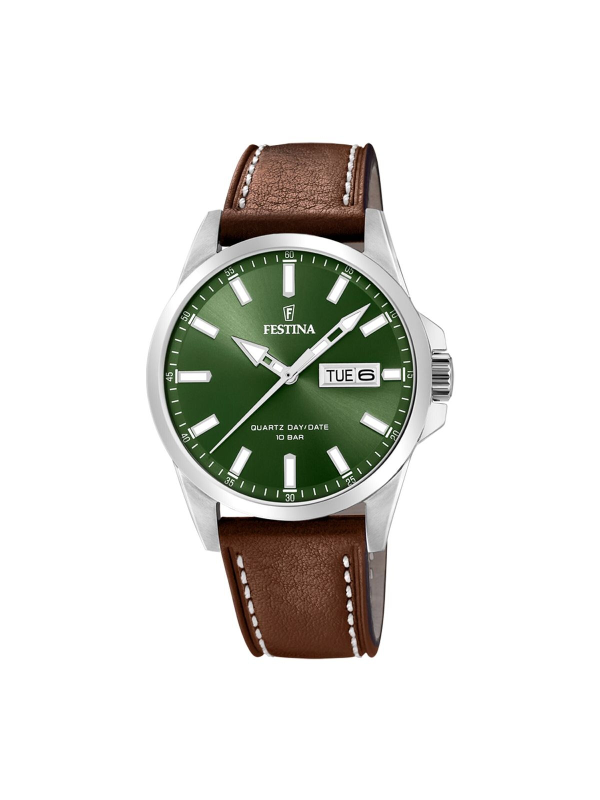 Montre à affichage analogique 'Watch Correa Clasico' FESTINA en vert : devant
