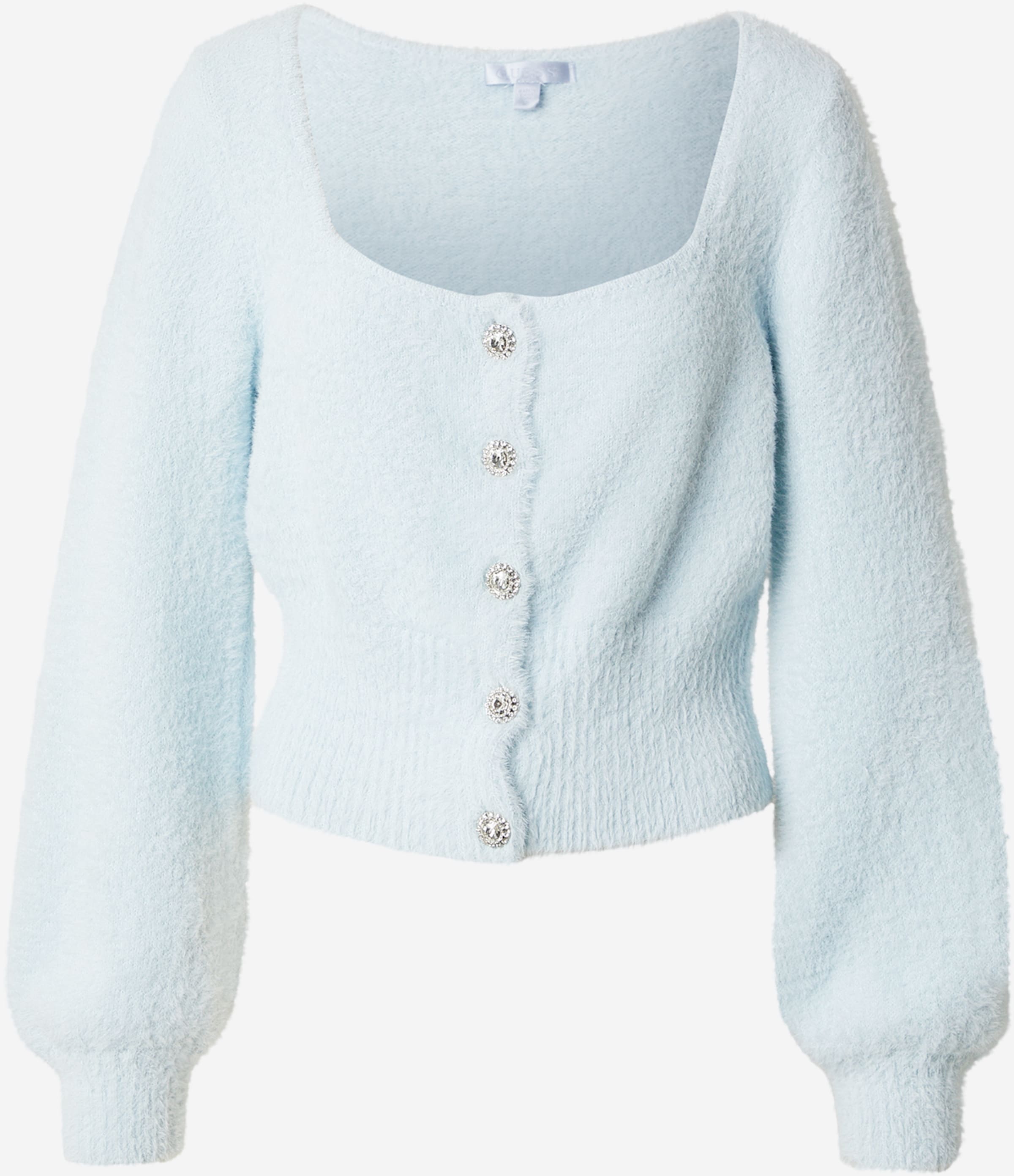 GUESS Knit Cardigan 'MYKO' in Light Blue | ABOUT YOU