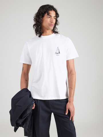 T-Shirt 'Disail' HUGO en blanc