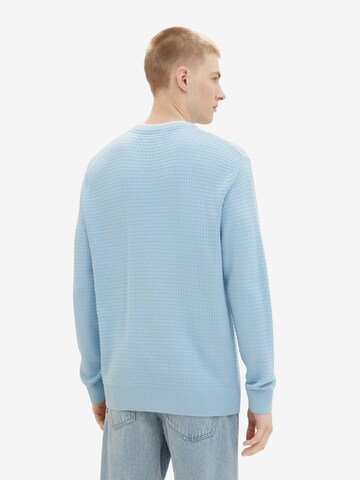 TOM TAILOR DENIM Pullover i blå