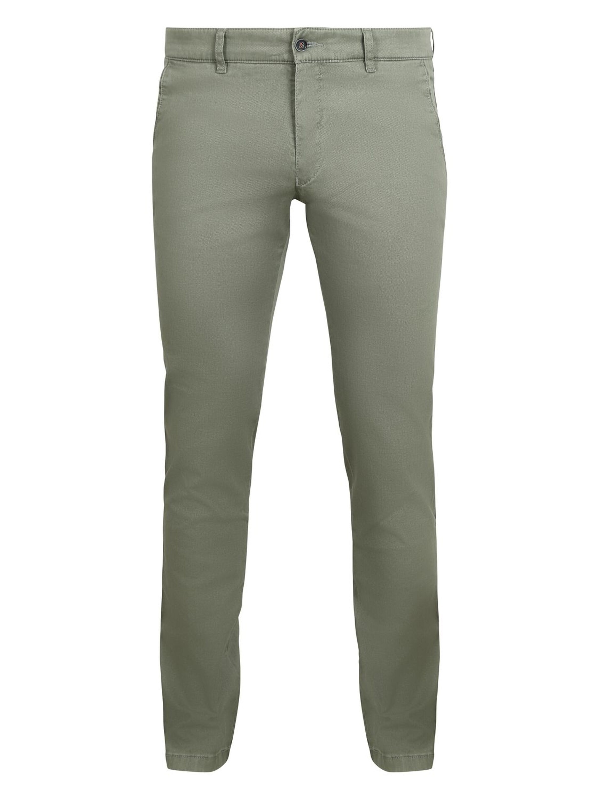 Suitable Chino 'Pico' in Groen: voorkant