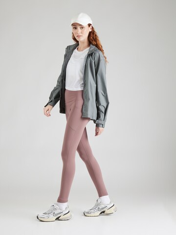 NIKE Skinny Sporthose 'ONE' in Lila