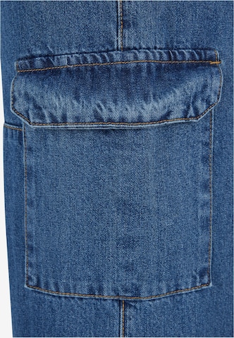 Urban Classics Loose fit Cargo jeans in Blue