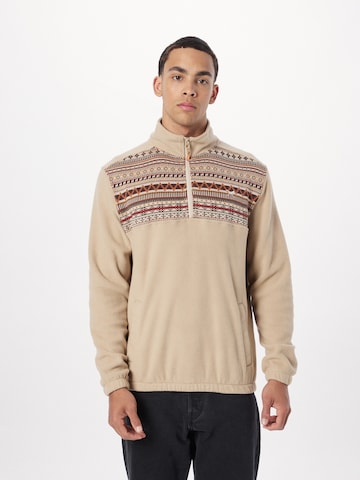 IriedailySweater majica 'Kneece' - bež boja: prednji dio