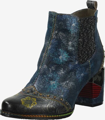 Laura Vita Ankle Boots in Blue: front