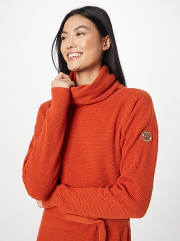 Ragwear Knit dress 'BABETT' in Orange