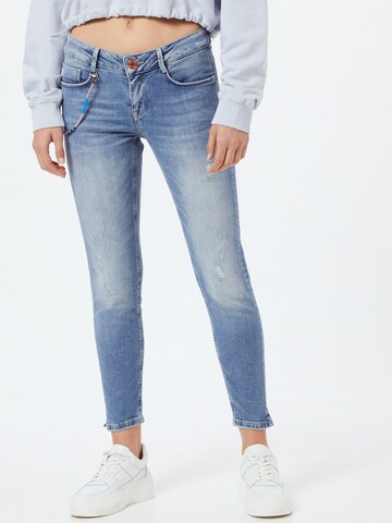 Goldgarn Skinny Jeans 'JUNGBUSCH' in Blue: front