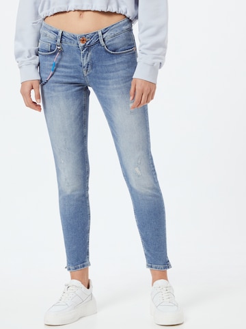 Goldgarn Skinny Jeans 'JUNGBUSCH' in Blauw: voorkant