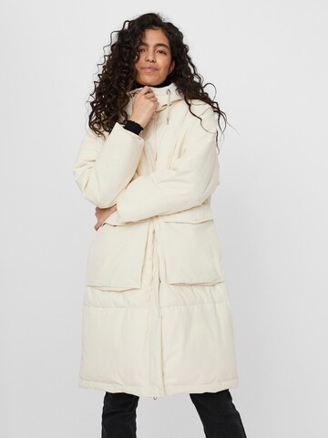 Manteau d’hiver 'Elanor' VERO MODA en beige : devant