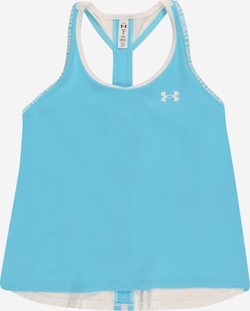 UNDER ARMOUR Sports Top 'Knockout' in Blue: front
