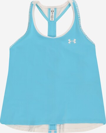 Top sportivo 'Knockout' di UNDER ARMOUR in blu: frontale