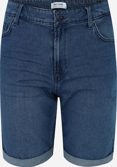 Only & Sons Big & Tall Shorts 'PLY' in dunkelblau, Produktansicht