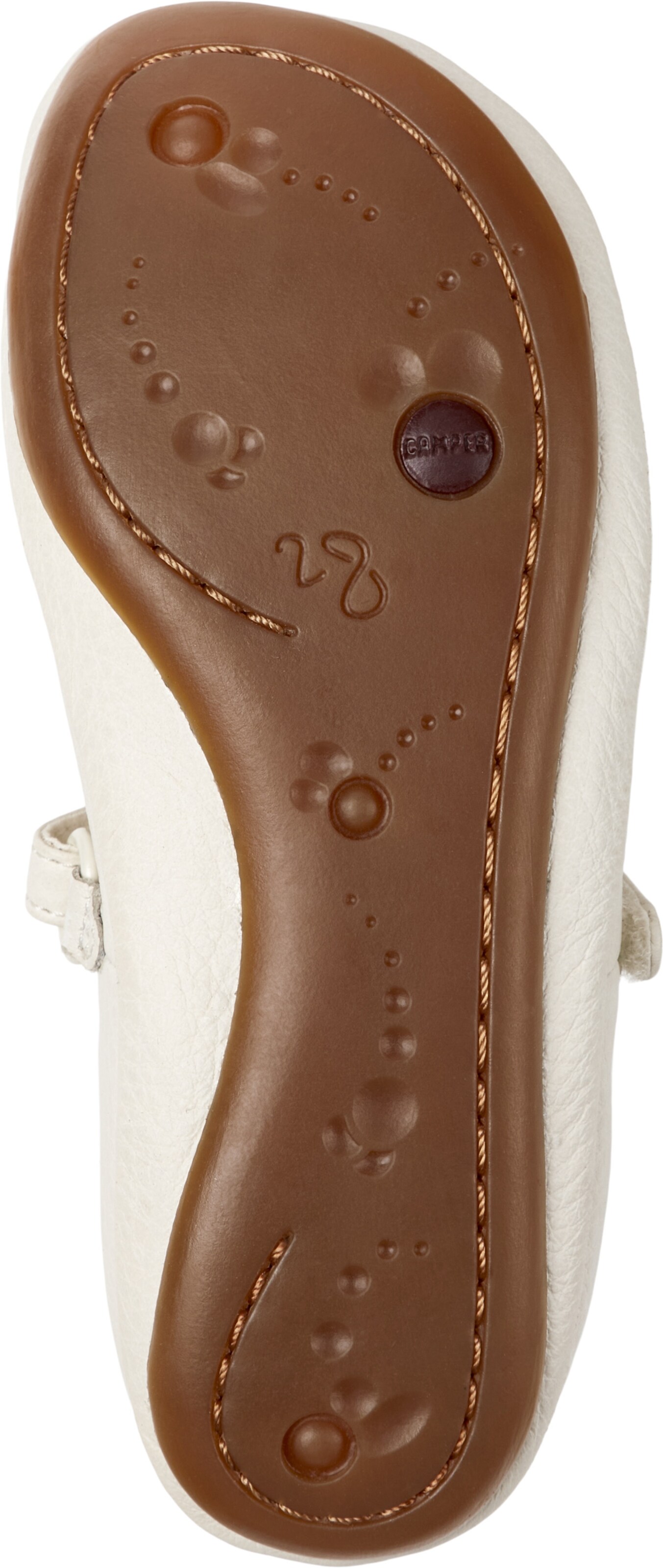 CAMPER Ballerina 'Right' in Weiß