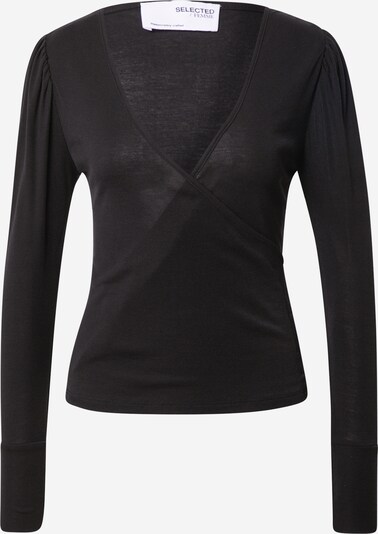 SELECTED FEMME Shirt 'HOPE' in Black, Item view