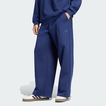 Loosefit Pantaloni sportivi 'Soft Lux' di ADIDAS SPORTSWEAR in blu: frontale