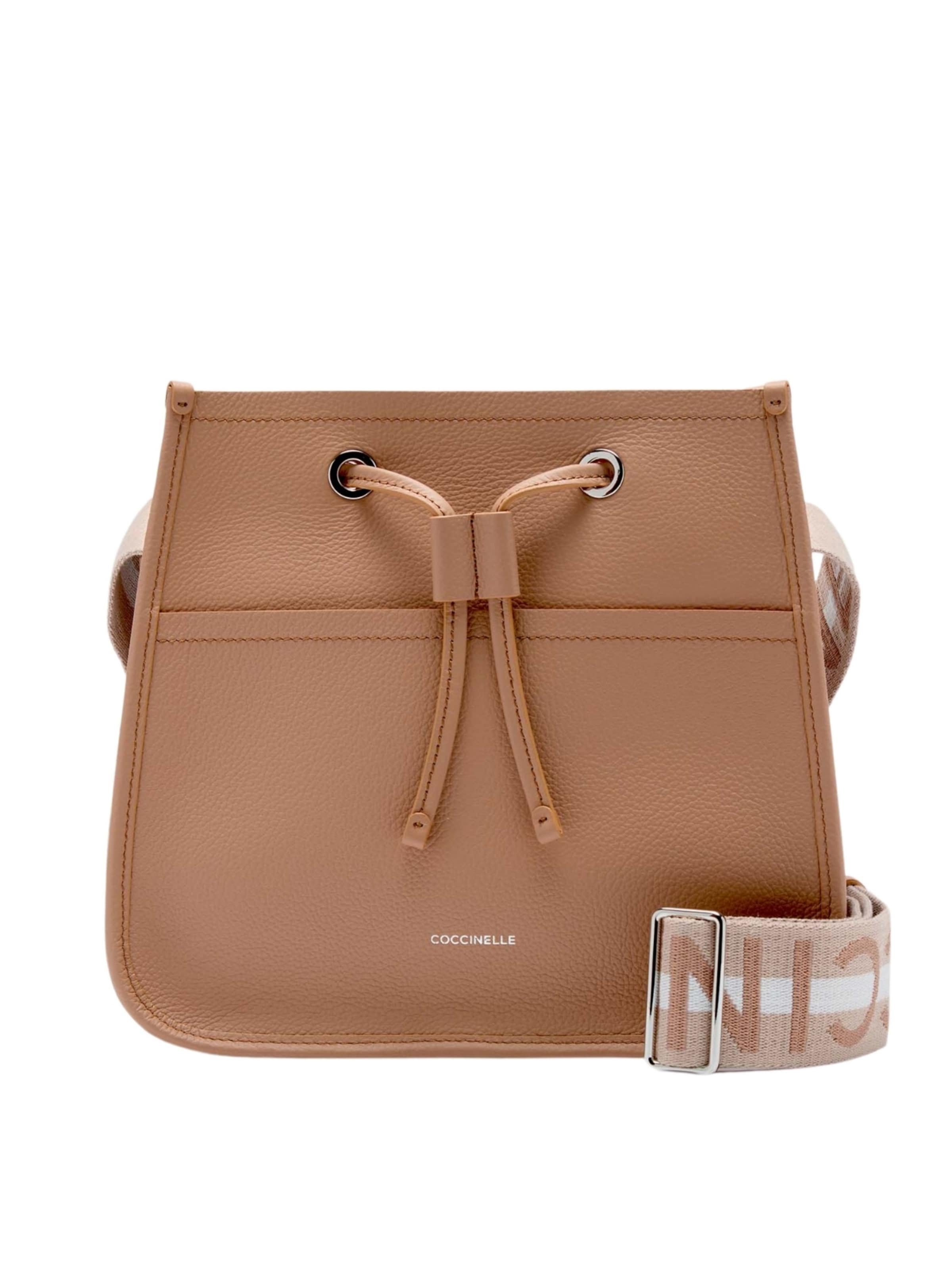 Borsa a mano 'COCCINELLE RAQUEL' di Coccinelle in marrone: frontale