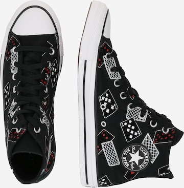 CONVERSE Sneakers hoog 'CHUCK TAYLOR ALL STAR CARDS' in Zwart