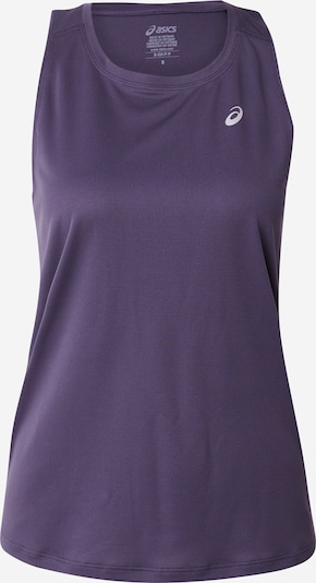 Sportiniai marškinėliai be rankovių iš ASICS, spalva – šviesiai pilka / purpurinė, Prekių apžvalga