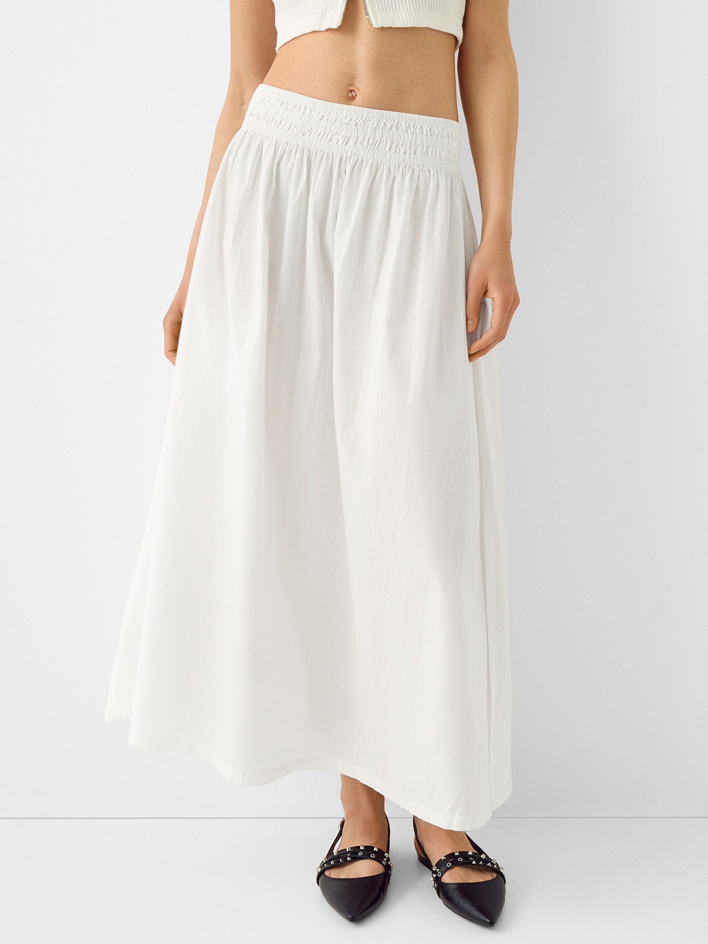 Jupe Bershka en Blanc ABOUT YOU