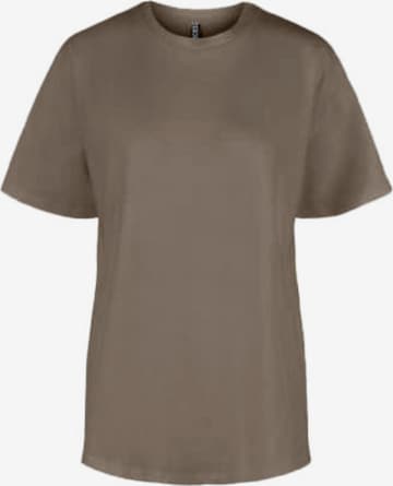 PIECES Oversized Shirt 'Rina' in Brown: front