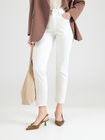 Calvin Klein Jeans Tapered Τζιν σε λευκό: μπροστά