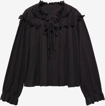 MANGO TEEN Blouse in Black: front