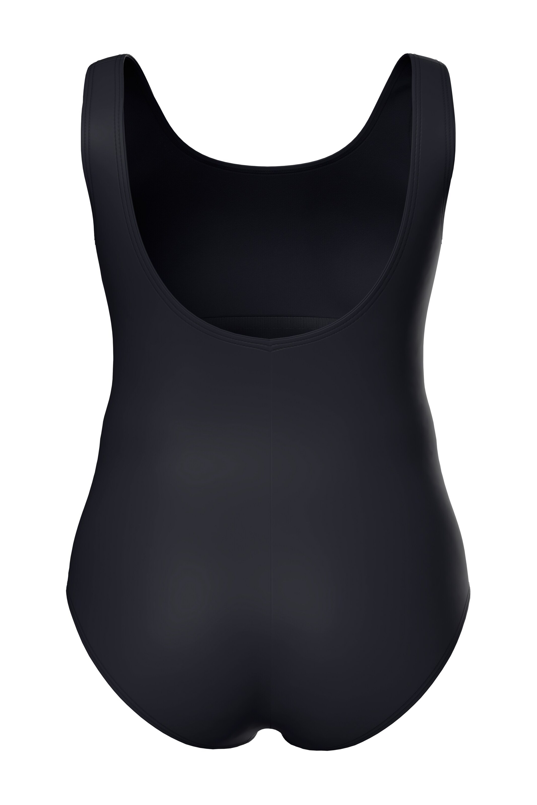 Ulla Popken Minimizer Badeanzug in Schwarz