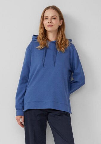 s.Oliver Sweatshirt in Blauw: voorkant