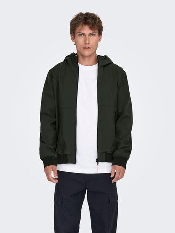 Only & Sons Between-season jacket 'ONSBOWIE' in Green: front