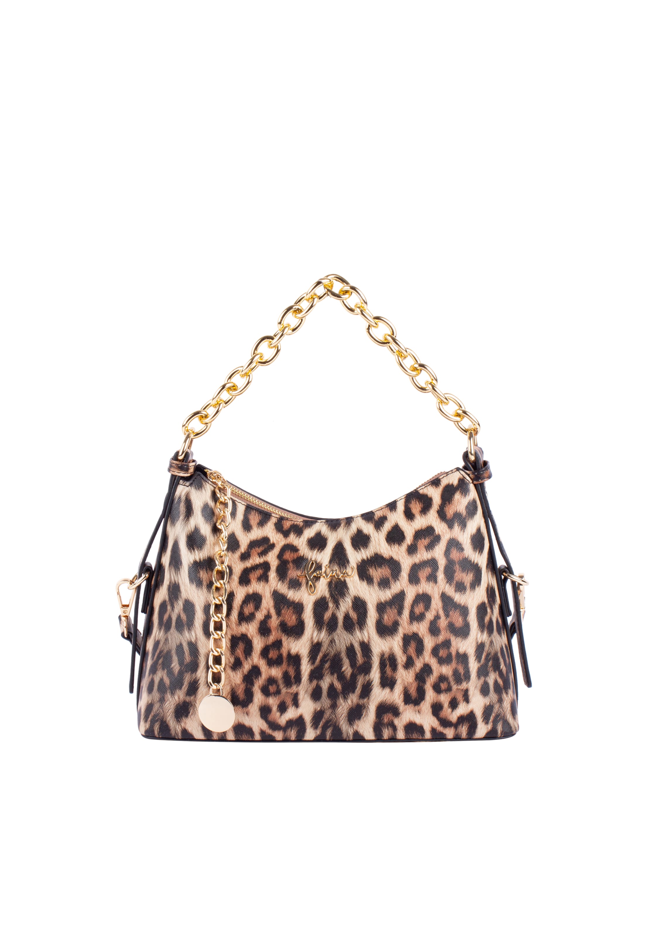 faina Handtas in de kleur Camel / Bruin / Zwart, Productweergave