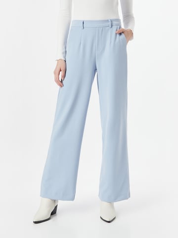 OBJECT Wide leg Pants 'Lisa' in Blue: front