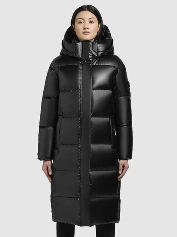 khujo - Casaco de inverno 'RACHEL SHINY' em preto: frente