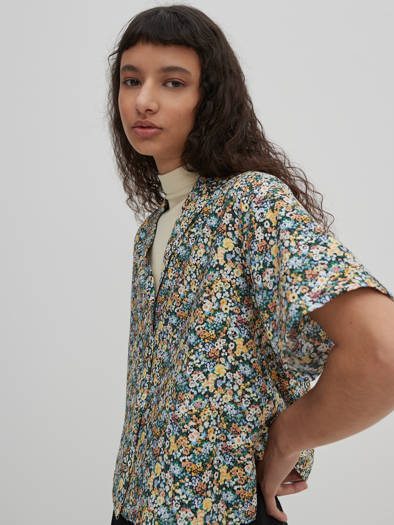 EDITED Blouse 'Edna' Gemengde kleuren