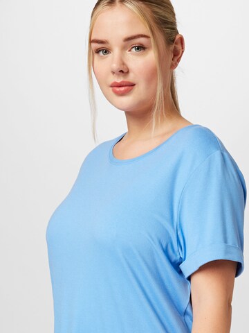 ONLY Carmakoma T-Shirt 'CARMA' in Blau