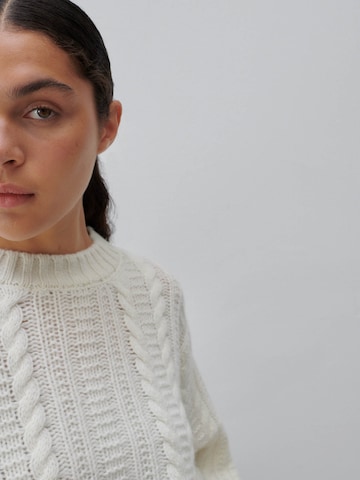 ABOUT YOU x Marie von Behrens Sweater 'Agathe' in White