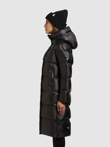 khujo Winter Coat 'Coulin Shiny' in Black