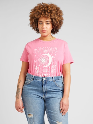 ONLY Carmakoma Shirt 'MIKO' in Pink: front