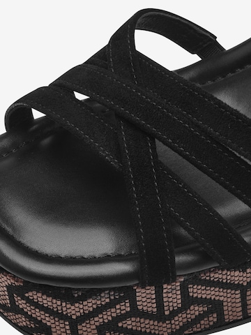 TAMARIS Strap Sandals in Black