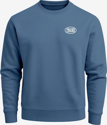 Neverless Sweatshirt 'No Bad Days' in Blue: front