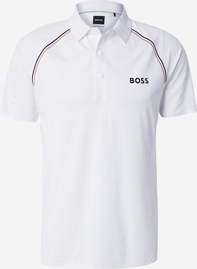 BOSS Tehnička sportska majica 'Patteo' u crna / bijela, Pregled proizvoda