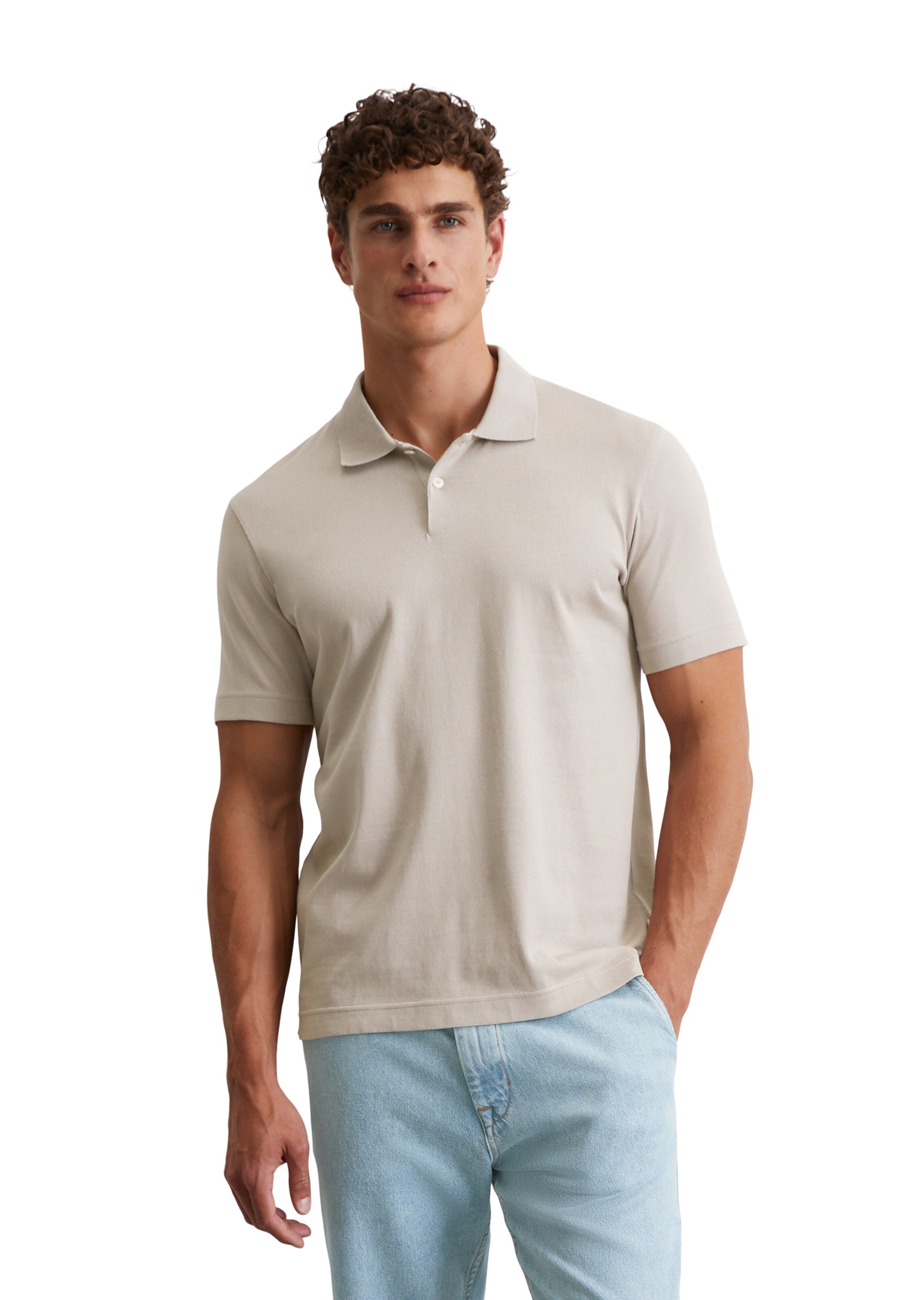 Marc O'Polo Shirt in Grijs: voorkant