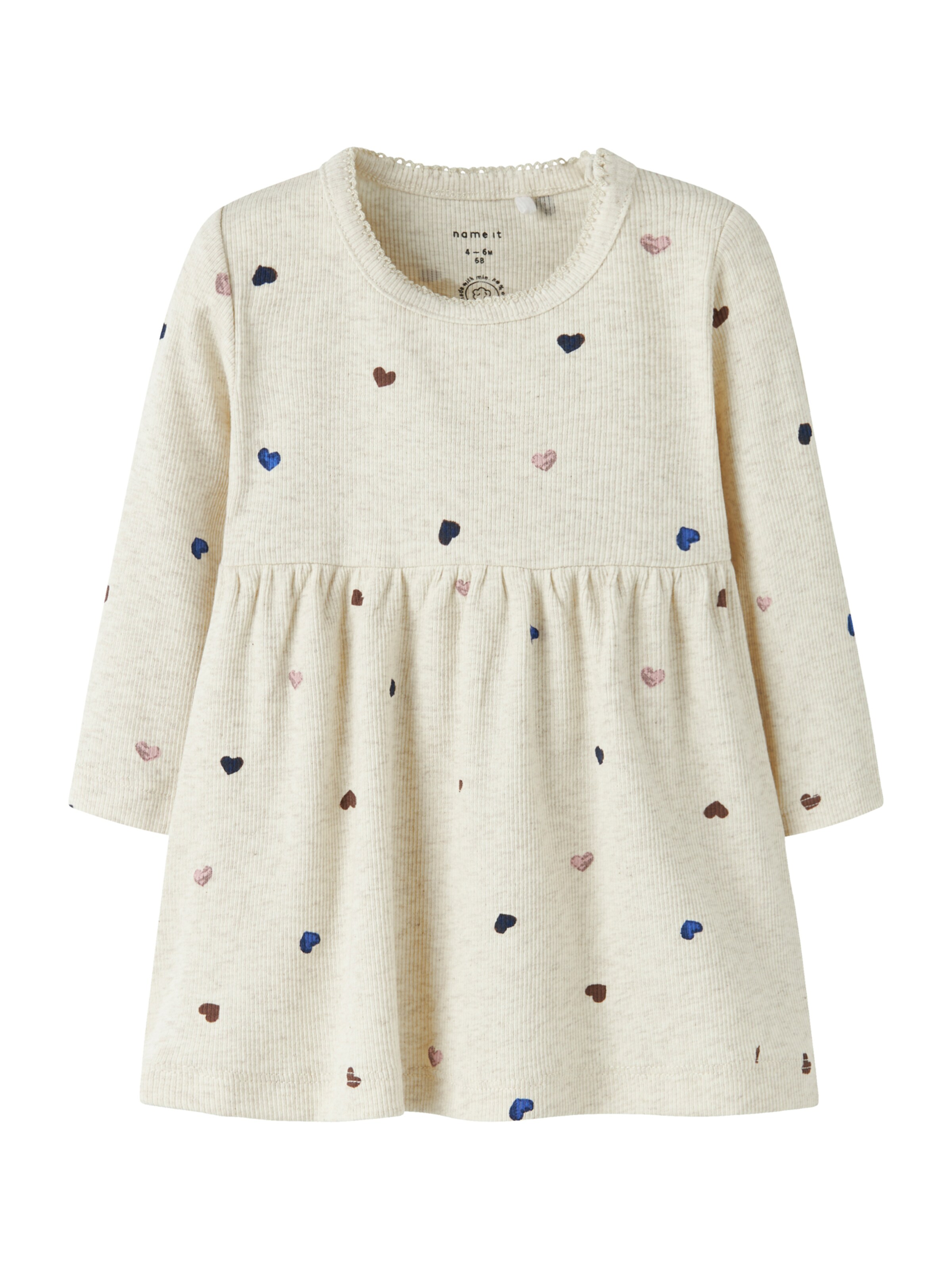 NAME IT Obleka 'NBFNUTTI' | bež barva: sprednja stran